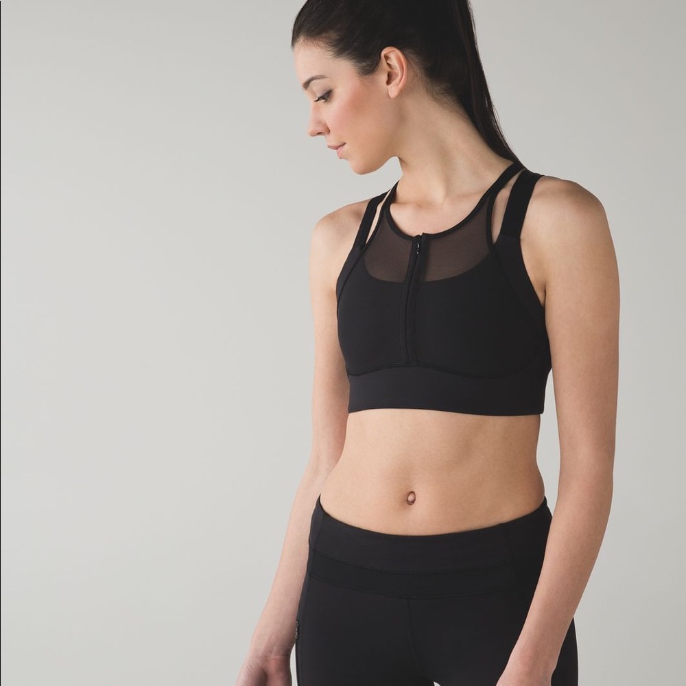 Lululemon Women’s Black Ready, Set, Sweat Bra